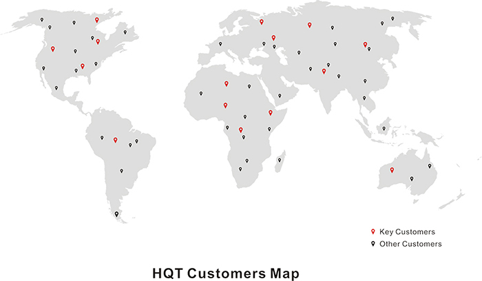 HQT customers map